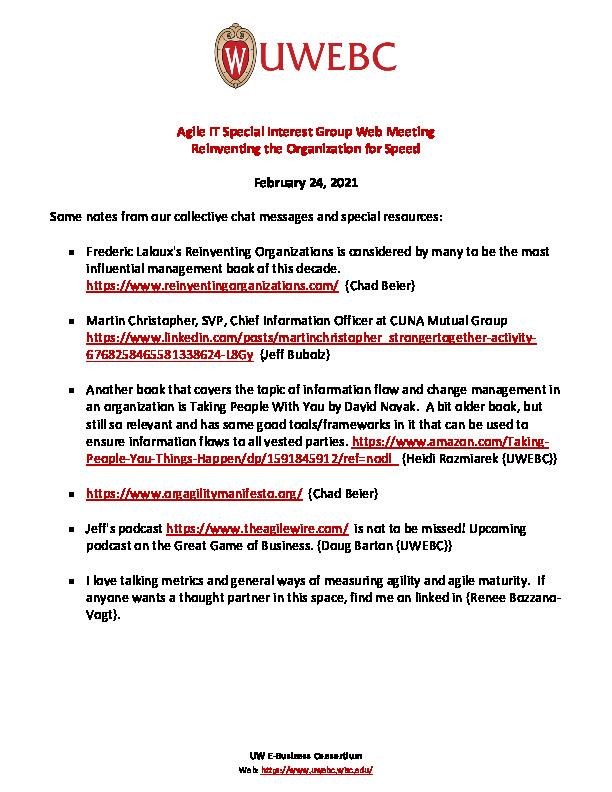 UWEBC Special Resources and Links thumbnail